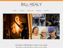 Tablet Screenshot of billhealymedia.com